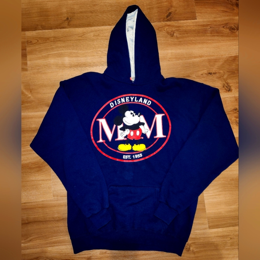 Disney Designs Mickey Mouse Hoodie Vintage 90s Y2K Made In USA Mens L 0105